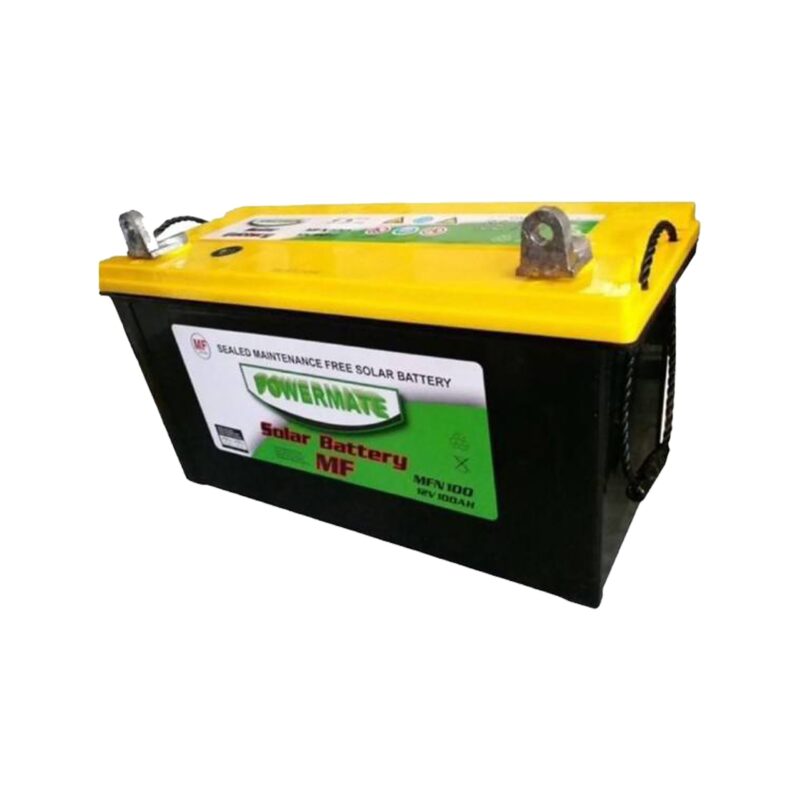 100ah 12V  Powermate MF Solar Battery - Image 3