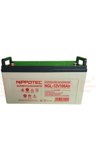 100ah 12v Nippotec Solar Battery deep cycle