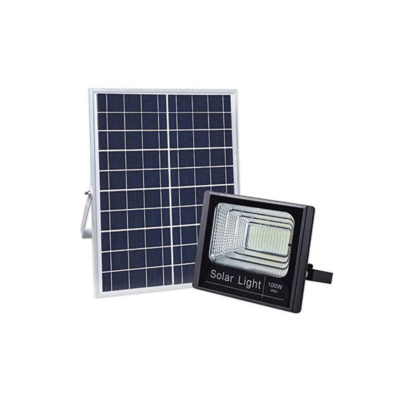 100w ALLTOP Solar Flood Light -0837b100-01-3000k/6000k High Brightness Outdoor Lighting - Image 2