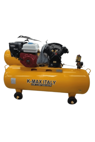 150L 7.5HP 2 PISTON K-MAX ITALY PETROL AIR COMPRESSOR