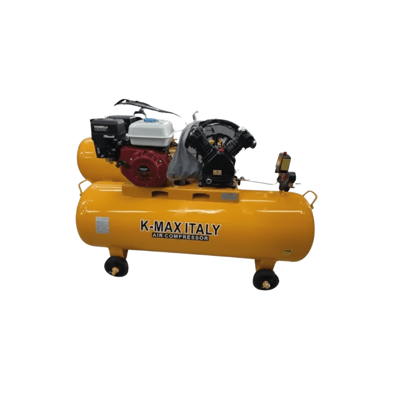 150L 7.5HP 2 PISTON K-MAX ITALY PETROL AIR COMPRESSOR