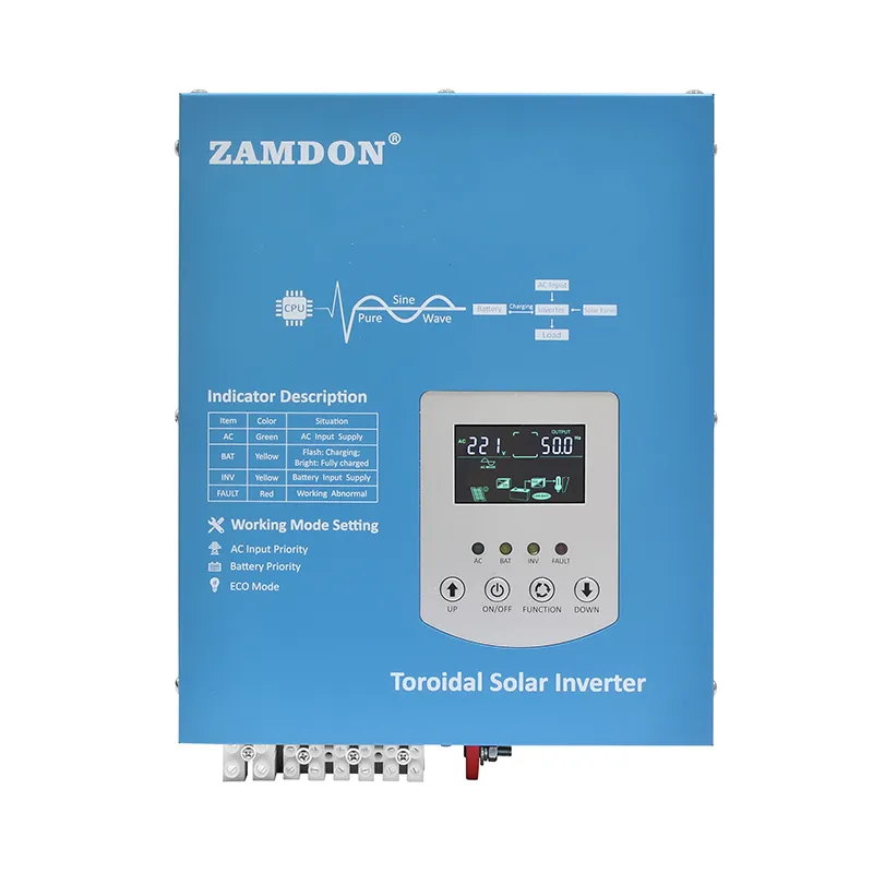 1KW/1.5KVA/12VDC Zamdon Hybrid Inverter (Single Phase) ZD10212-40M;