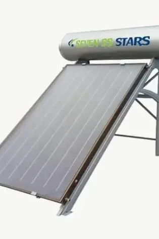 200L Solar Water Heater Pressurized Seven SS Stars Flat Panel Galvanized