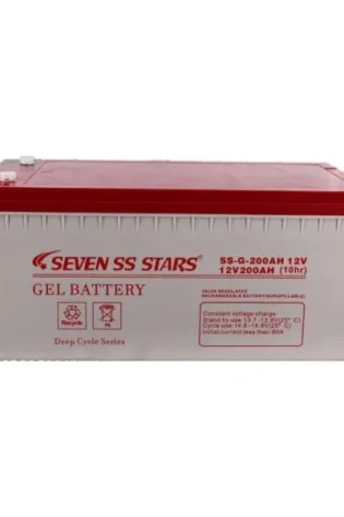 200ah 12v Seven SS Stars Solar Gel Battery