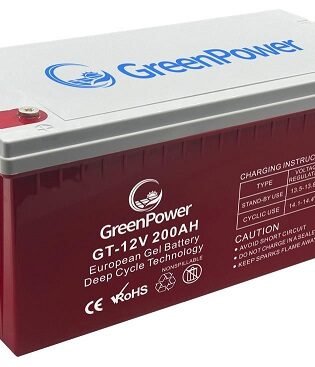 200ah 12v Green Power European Gel Battery