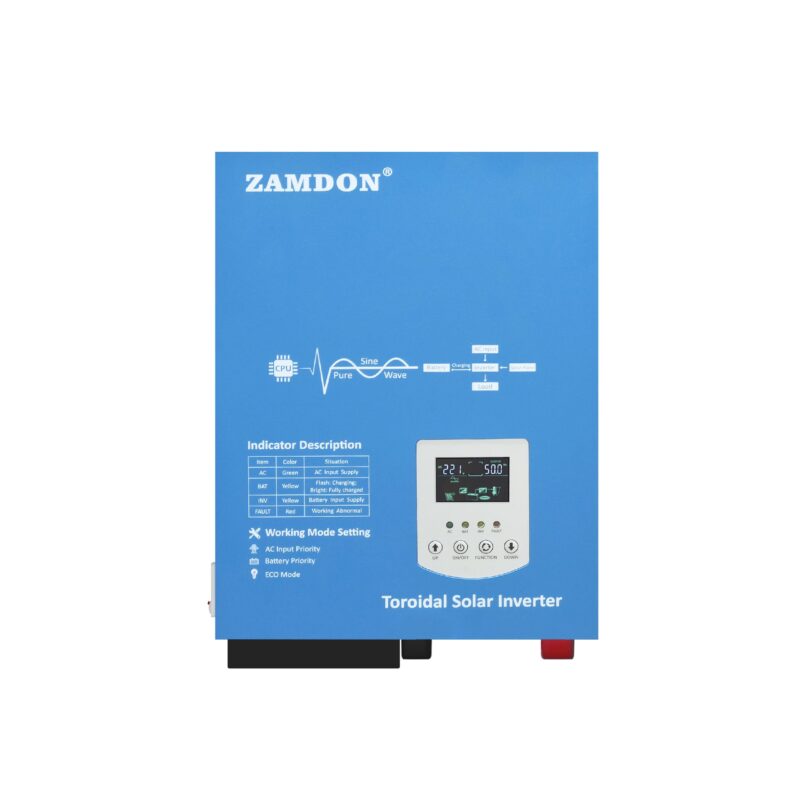 3KW/4KVA/24VDC Zamdon Hybrid Inverter (Single Phase) ZD30224-60M