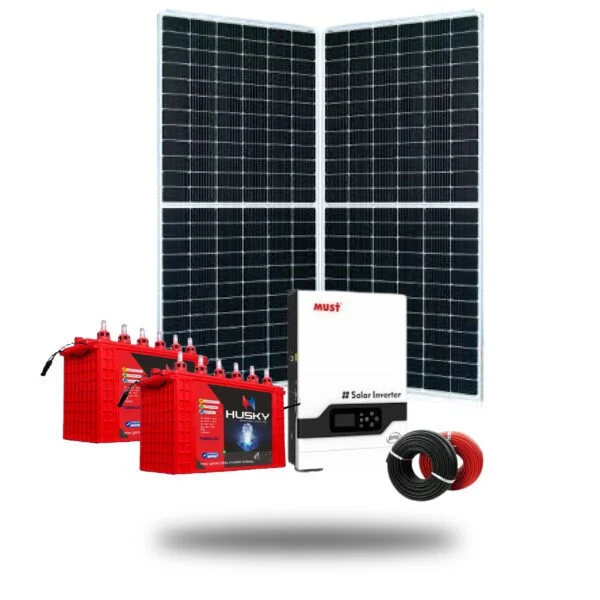 3kw-3kva 3000watts Must Husky Tubular Solar Kit