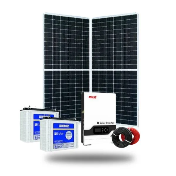3kw-3kva 3000watts Must Luminous Tubular Solar Kit
