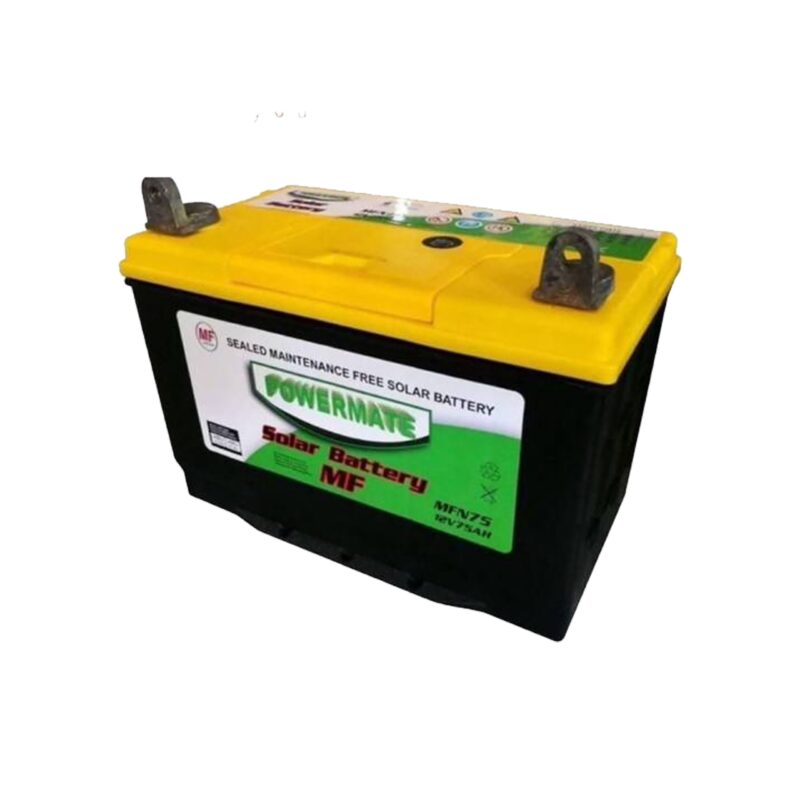 75ah 12V Powermate  MF Solar Battery - Image 4