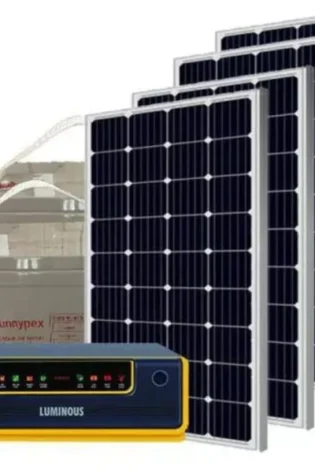 Luminous Smart Full Kit System Luminous 850w Hybrid Inverter