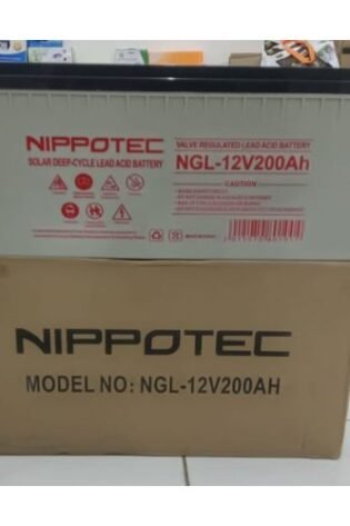 200ah 12v Nippotec Solar Battery