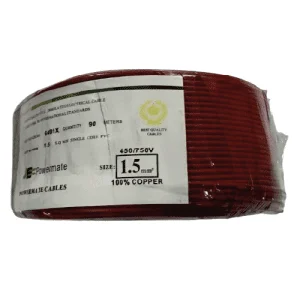 POWERMATE ELECTRIC CABLE SINGLE CORE 1.5MM 90M RED