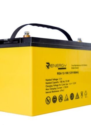 100Ah 12V Battery Renergy Deep Cycle