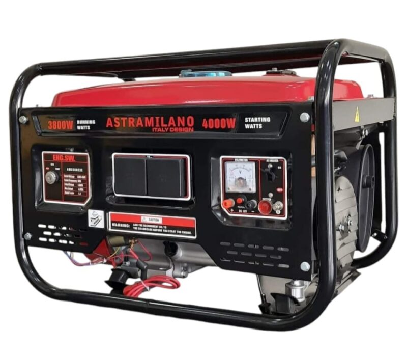 4Kva Astramilano petrol generator (rope start)