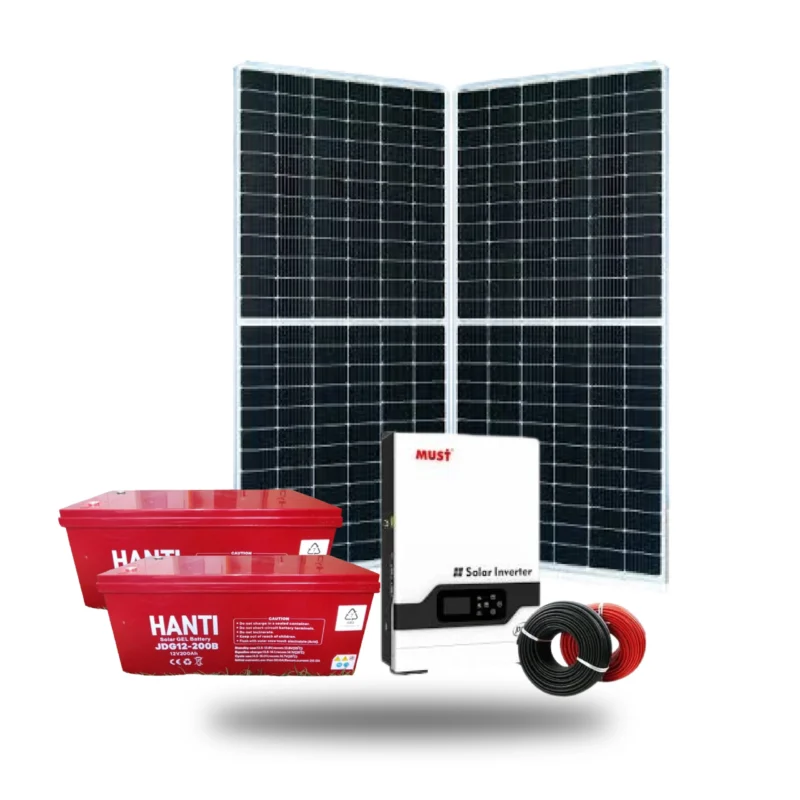 3kw-3kva 3000watts Must Hanti Tubular Solar Kit