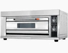 1 Deck Two Trays Bakery Oven Premier Stainless Steel Body