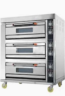 Three Deck Six Trays Premier Oven Commercial Electric