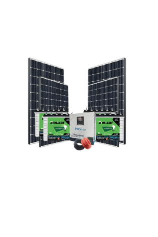 3Kw Amizar Solar Kit 3000w – Tubular Battery Hybrid Inverter – Reliable Energy Supply