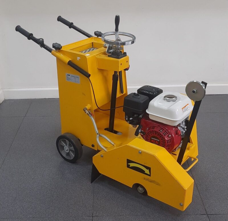 14" 5.5hp Hisaki Concrete Road Cutter Yrc16 C/w Honda Petrol Engine