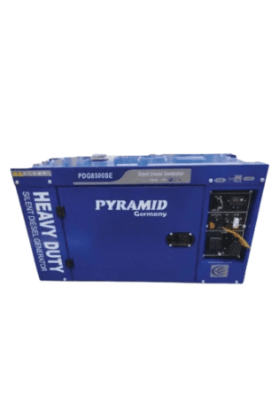 10.5 kva 1Ph pyramid Silent Diesel Generator with ATS Blue- Air Cooled Heavy Duty Single Phase-Germany Technology