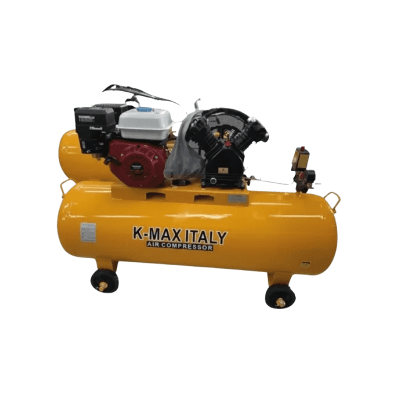 100L Two in one Air Compressor (Electric and Petrol) 3hp motor,7.5hp engine Double Piston 8 bar 116psi pressure