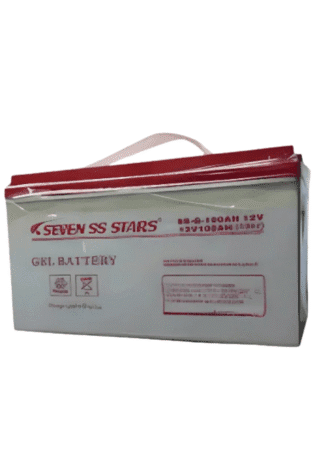 100ah 12v Gel Solar Battery – Seven SS Stars – Durable Construction
