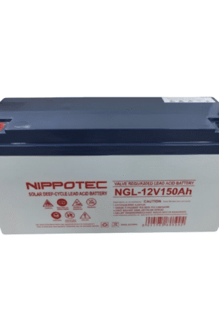 100ah 12v Nippotec Solar Battery – Deep Cycle, Maintenance Free