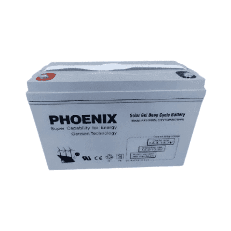 100ah Phoenix Solar Gel Deep Cycle Battery
