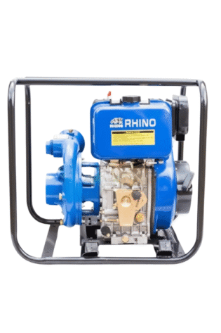 14hp 110m 65m3/Hr Rhino Japan Diesel Water Pump – Blue High Pressure Rope Start