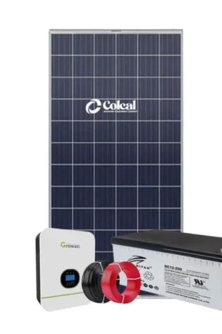 1Kw 1000watts 1Kva Growatt-Ritar Solar system Kit