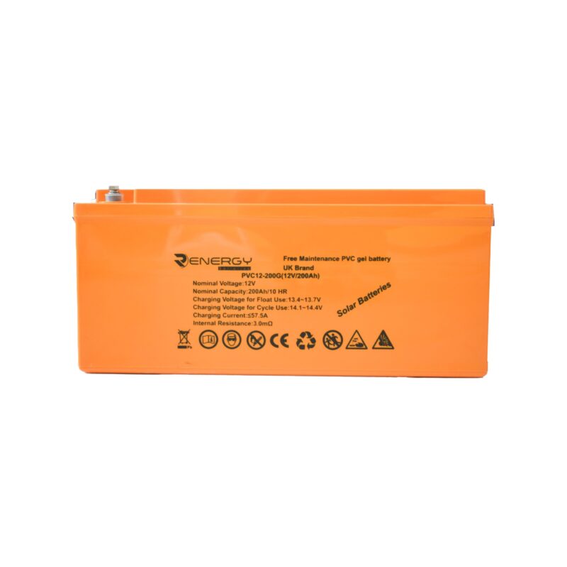 200ah 12v Battery Renergy Gel Maintenance Free