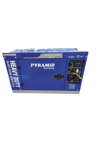 22.5Kva 3Ph Pyramid Equal Output Silent Diesel Generator with ATS – Blue Air-Cooled Heavy Duty Three Phase – Germany Technology