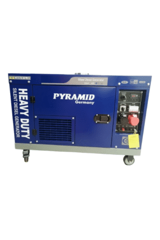 22Kva 3Ph Pyramid Water Cooled Silent Diesel Generator with ATS – Blue Heavy Duty Three Phase – Germany Technology