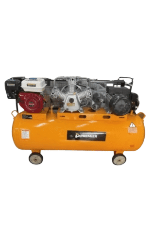 300L Two in one Air Compressor 4hp motor,7.5hp engine 3 piston 8bar 116psi pressure