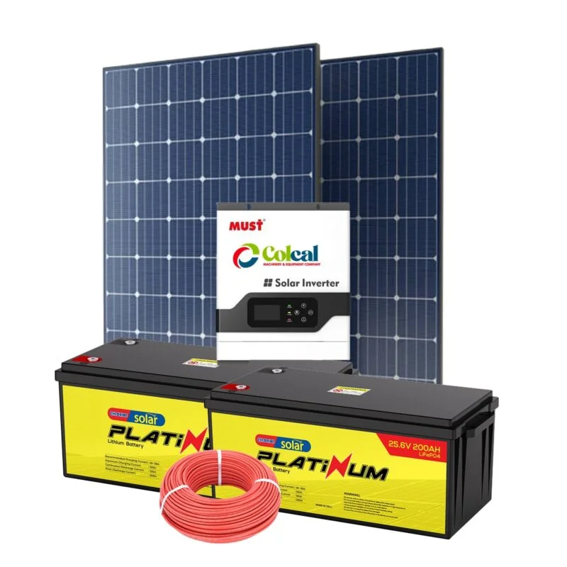 3kw 3000watts 3kva Platinum Solar Lithium kit