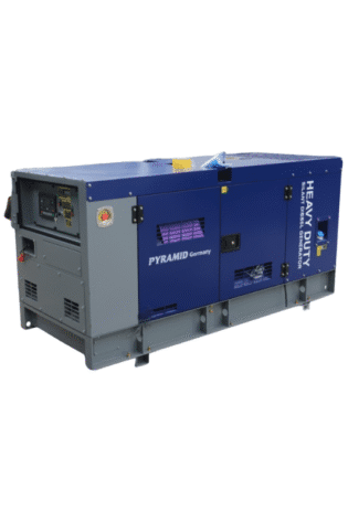 40Kva 3Ph Pyramid Water Cooled Silent Diesel Generator with ATS – Blue Heavy Duty Three Phase – Germany Technology