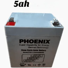 5ah Phoenix Deep Cylce Solar Battery