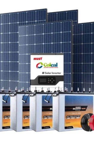 5kw 5000watts 5Kva Amaron Tall Tubular Solar Kit