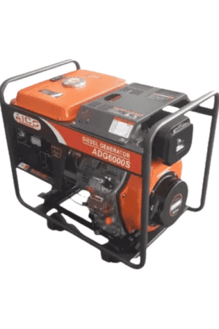 7.5Kva ADG6000S Aico Japan Diesel Open Generator Aircooled