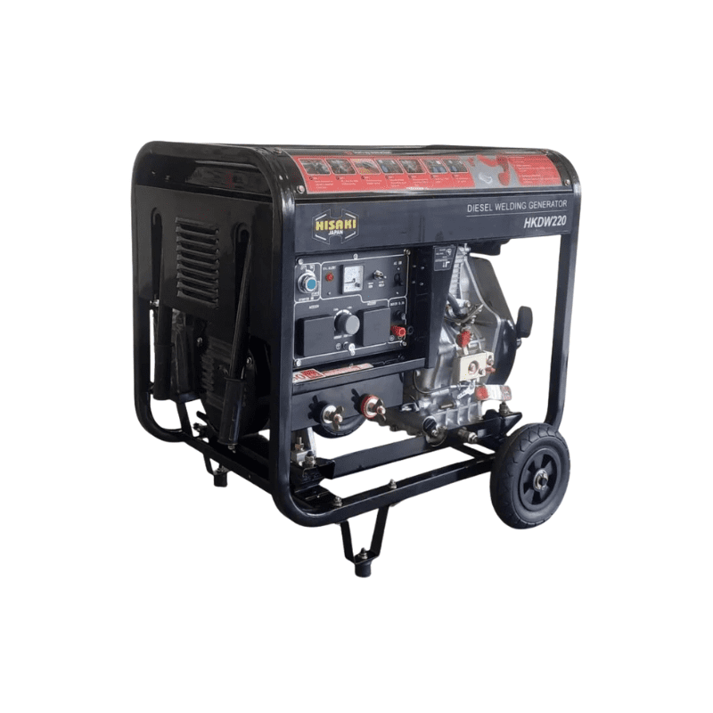 7.5Kva HKDW220 Hisaki Japan Diesel Welder Generator Key Start