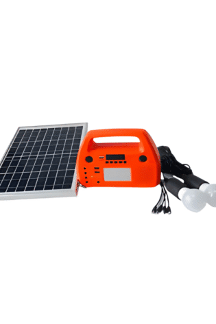New Design Portable High Quality Solar Power System Home With Radio And Fan For No-Electricity Areas