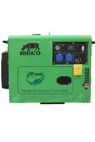 Rhino 10.5 Kva Diesel Silent Generator 10000w Single phase WITH ATS