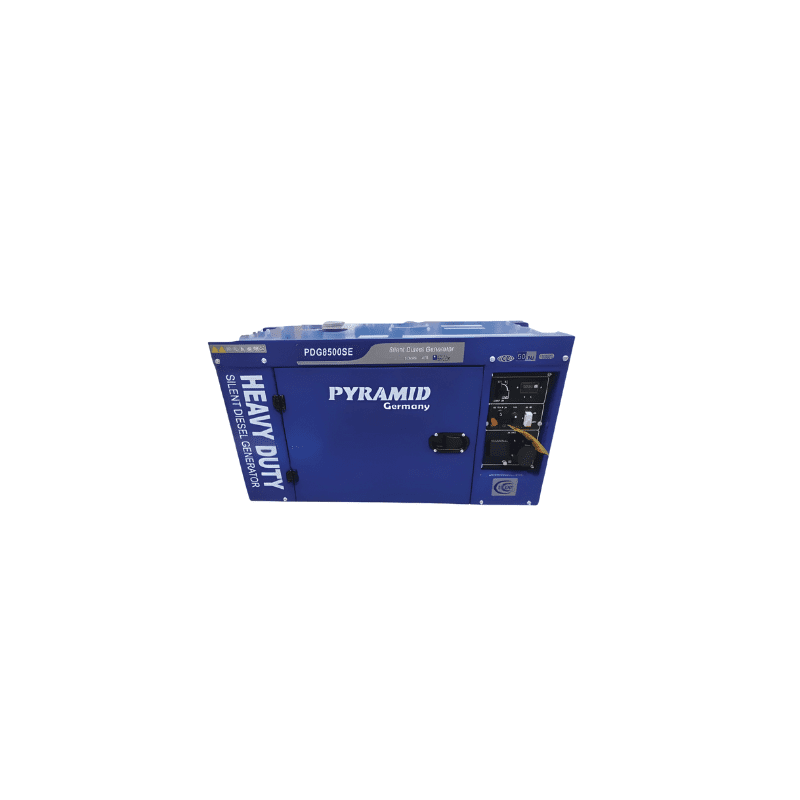 20Kva 3Ph Pyramid Equal Output Silent Diesel Generator with ATS – Blue Air-Cooled Heavy Duty Three Phase – Germany Technology