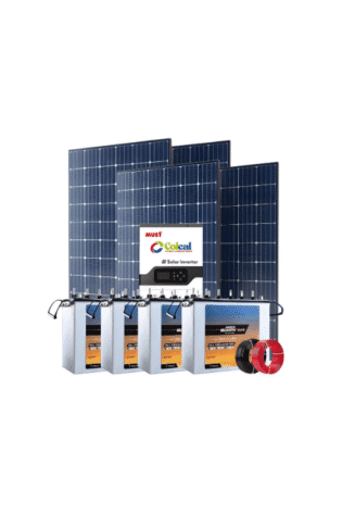 5kw 5000watts 5Kva Amaron Tall Tubular Solar Kit