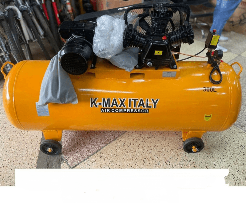 300L Petrol Driven Air Compressor 7.5hp engine, double piston 8 bar 116psi pressure