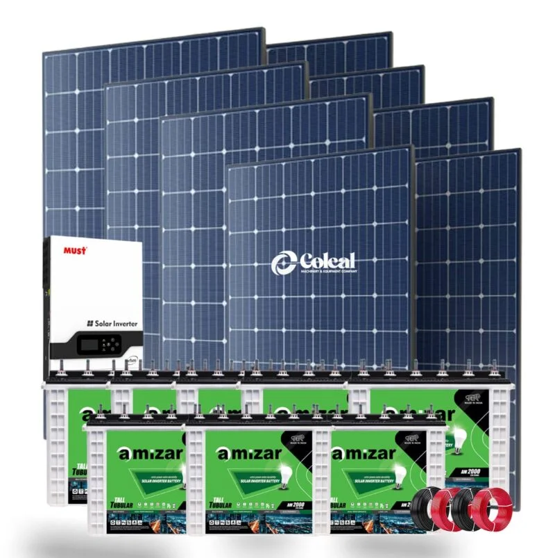 10kw 10000watts 10kva must-Amizar Tubular Solar System Kit