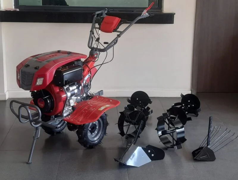 JD-700D JIADI JD Power Tiller Diesel Powered 7.0HP Engine comes with Two Tillers