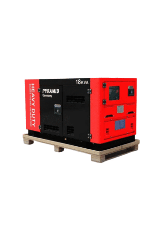 18Kva Pyramid 4 Cylinder Water Cooled Diesel Silent Generator with ATS 3 Phase