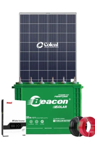 1Kw 1000watts 1Kva Must-Beacon Tubular Solar System Kit