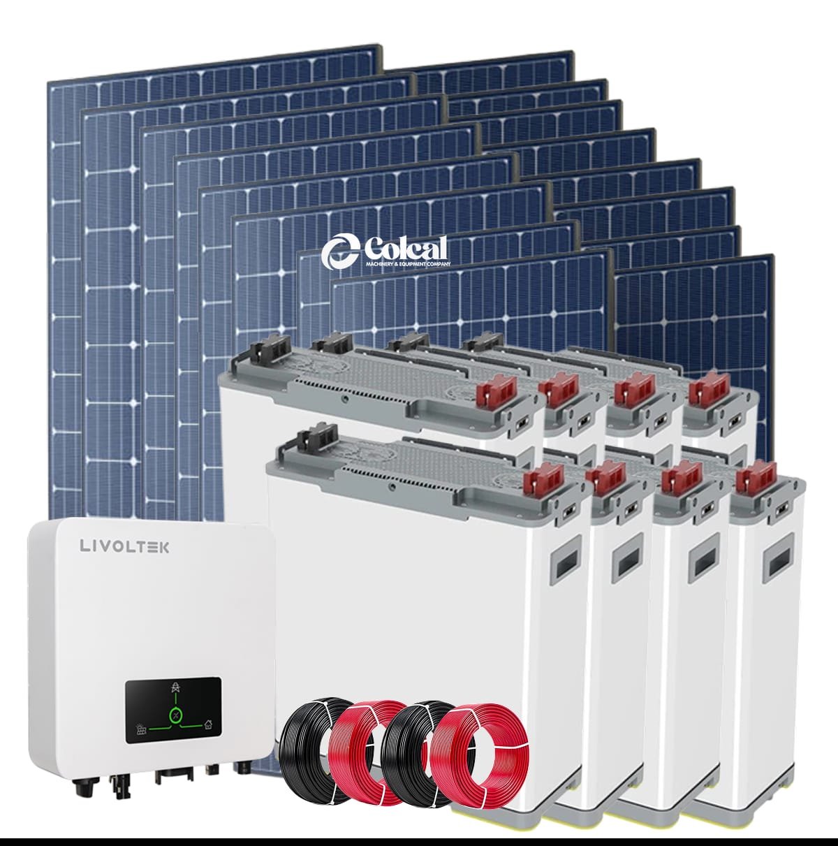 30kwh 30000watts 30kva Livoltek Lithium Solar System Kit